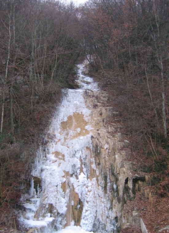 La cascade gelée