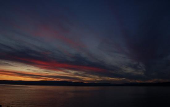 Coucher de soleil - Meillerie sur le Léman