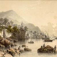 Vue de Meillerie en venant de Suisse