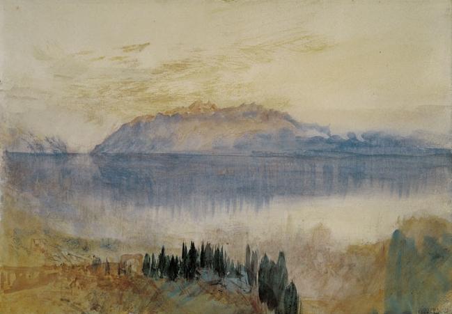 William turner lac leman avec la dent d oche vue ve lausanne 2