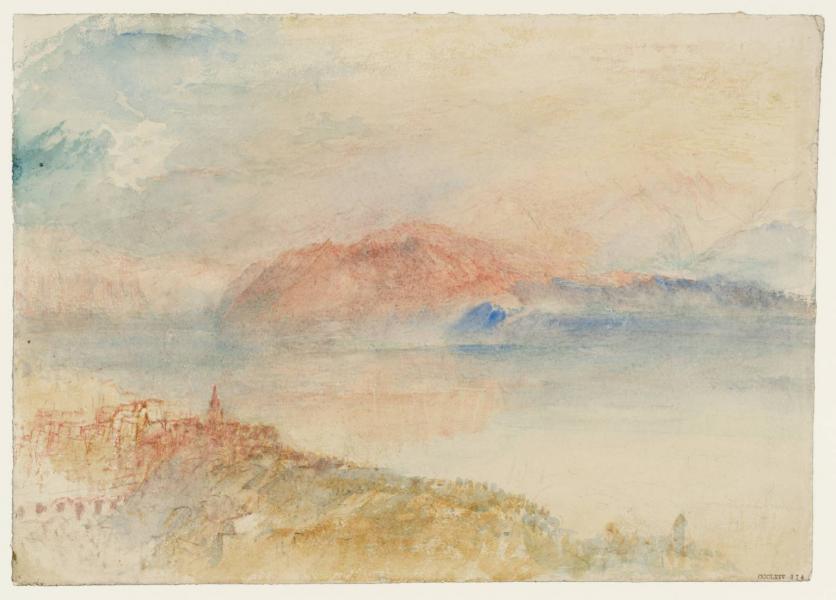 William turner lac leman avec la dent d oche vue ve lausanne